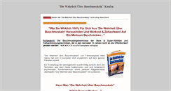 Desktop Screenshot of bauchmuskeln.schnell-muskeln-aufbauen.de